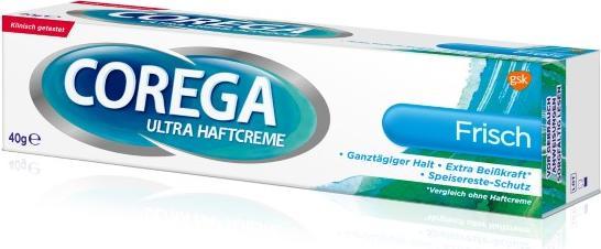 Actual product image Corega Ultra bonding cream strong hold for dentures, 40 g cream