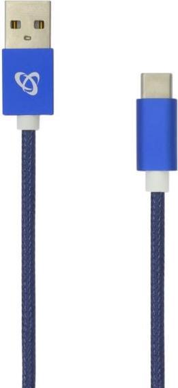 Actual product image Sbox USB->Type C M/M 1.5m CTYPE-1.5BL blue (1.50 m, USB 1.0)