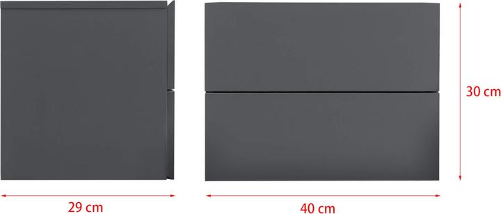 Actual product image En.Casa Ampfing (40 x 29 x 30 cm)