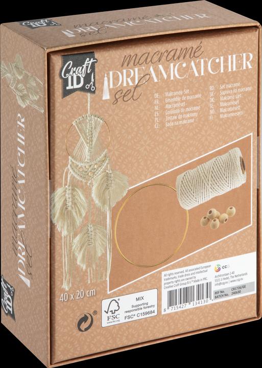 Image du produit Grafix Makramee Bastelset Federn