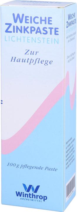 Image du produit Zentiva Lichtenstein Pâte de zinc souple, 100 g de crème (Crème pour le corps)