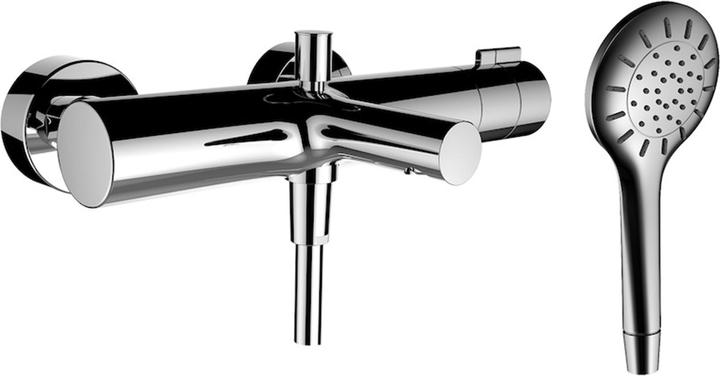 Immagine prodotto Laufen Miscelatore per vasca TwinPlus, esterno, termostatico, 2 utenze, deviatore, incl. doccetta/tu