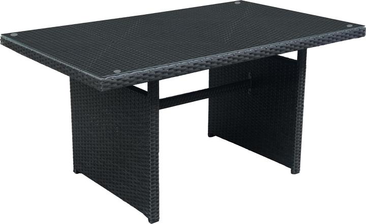 Produktbild Jet-Line Garten Lounge La Palma schwarz (Sitzecke mit Esstisch)