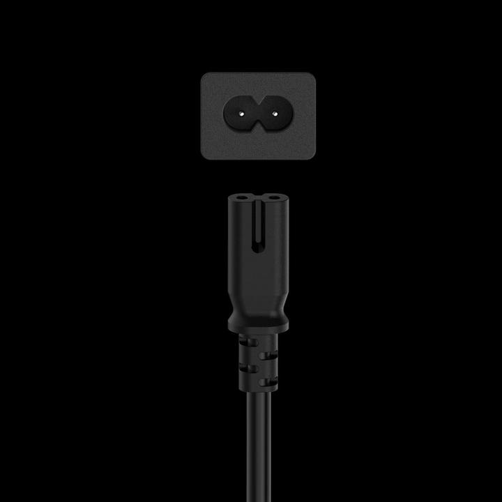 Produktbild Hama Netzkabel, Euro-Stecker - 2-pol.-Kupplung (Doppelnut), 2,5 m (2.50 m)