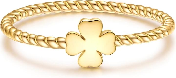 Immagine prodotto Glanzstücke München Anello da donna quadrifoglio in argento - 34600 (56, 925 Argento)