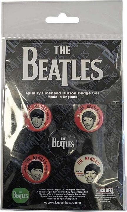 The Beatles Portraits AnsteckerSet Vintage 5erPack