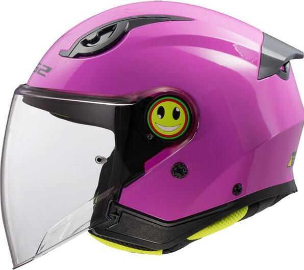 Produktbild LS2 OF622 FUNNY II SOLID Kinder Jethelm pink L (L)
