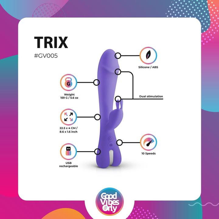 Image du produit Good Vibes Only Vibromasseur Trix Rabbit