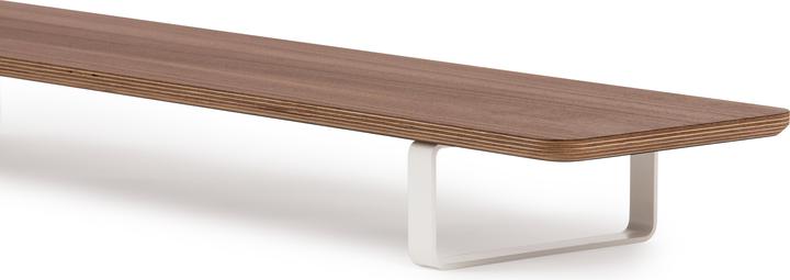 Immagine prodotto Oakywood Scaffale da scrivania - Piano di lavoro in legno - Impiallacciato - Impiallacciato noce / bianco - L