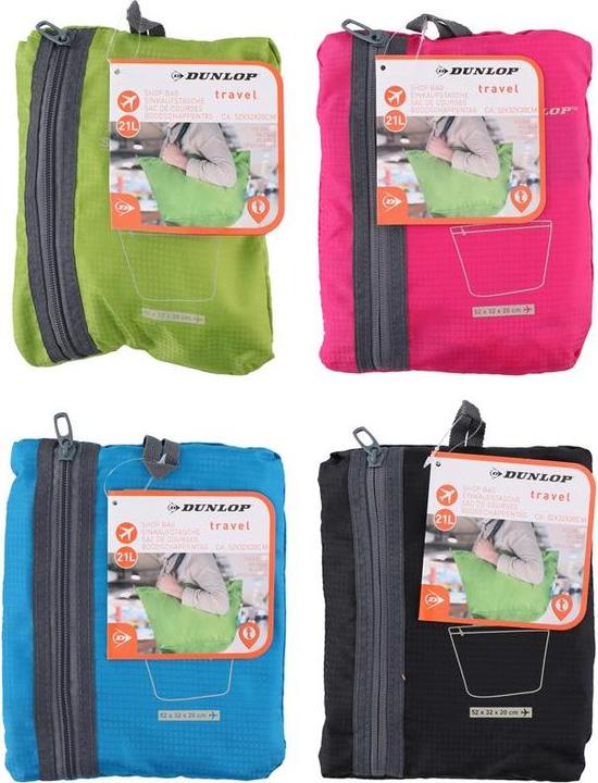 Image du produit Dunlop Dunop Dunop - Sac à provisions emboîtable de 21 l (bleu) (Coffret cadeau, 1 x)
