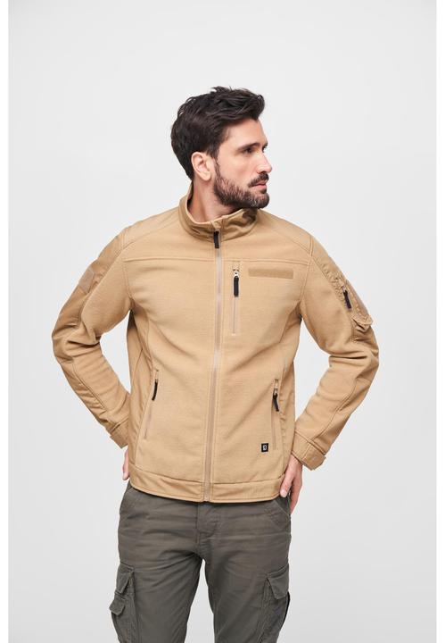 Actual product image Brandit Fleece ripstop outdoor jacket size 3XL colour camel (3XL)