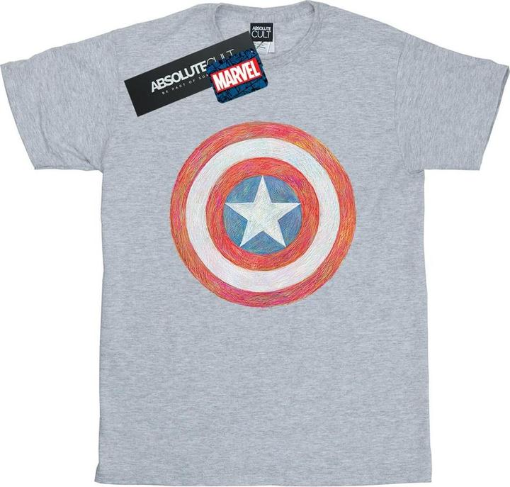 Produktbild Captain America Sketched Shield TShirt (L)