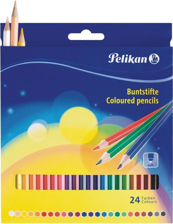 Image du produit Pelikan Crayons de couleur (Multicolore, 24 x)