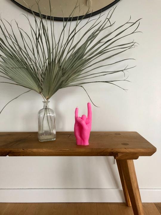 Actual product image Candle Hand You Rock (1 pcs.)
