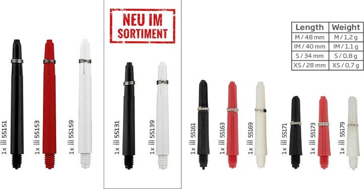Actual product image Bull's UK Nylon Shaft (IM (41 mm))