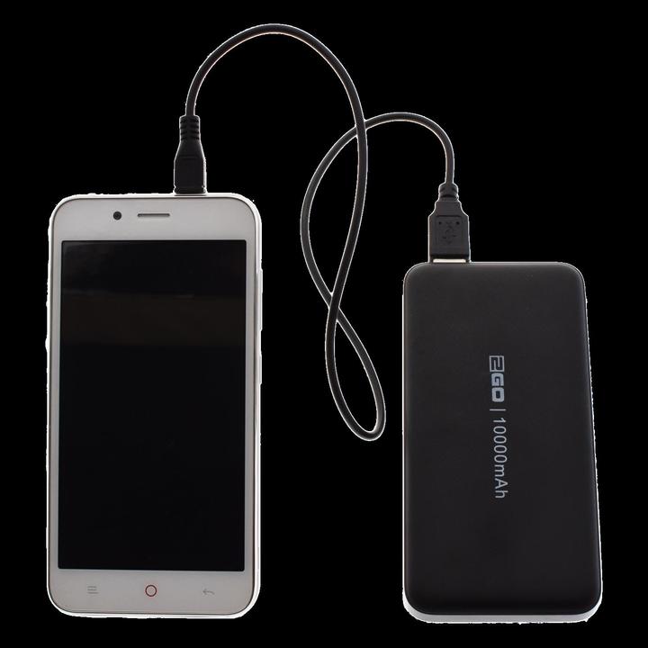 Produktbild 2GO Powerbank Basic 10000mAh (10000 mAh, 37 Wh)
