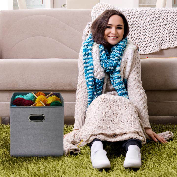 Image du produit Relaxdays 2x boîte de rangement (33 x 33 x 32 cm, 35.38 l)