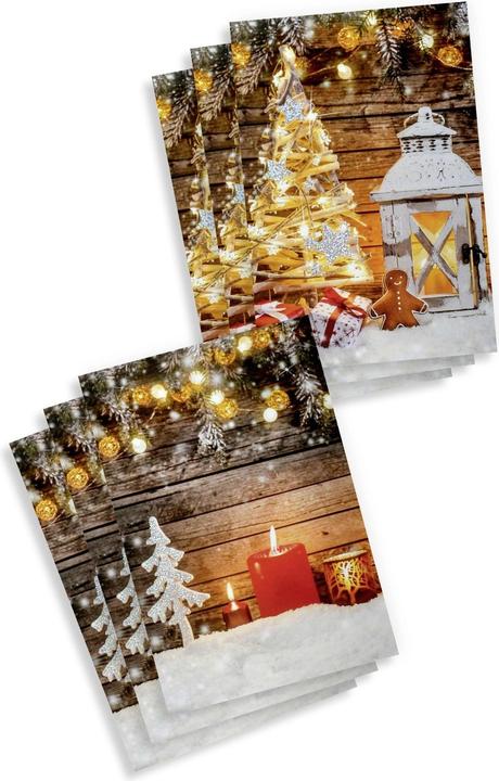 Produktbild ABC Weihnachtskarte Set 6 Stück, Mehrfarbig (6 Stk.)