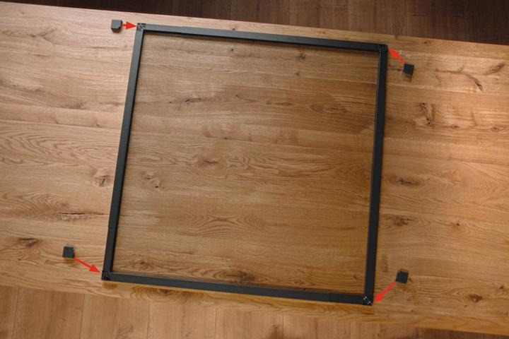 Immagine prodotto tesa Zanzariera FALT per finestre, telaio in alluminio regolabile in base alle dimensioni, pieghevole (140 x 140 cm)