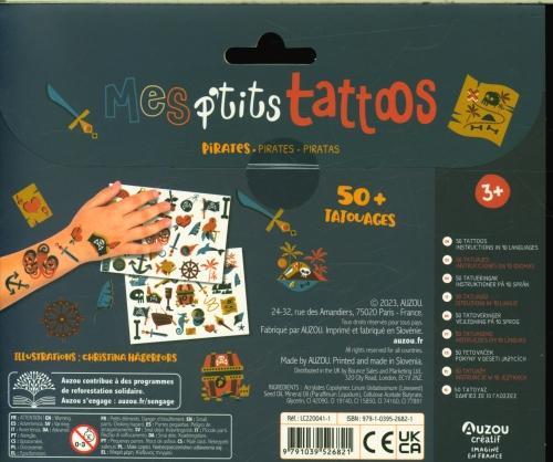Image du produit Auzou France Pirates : tatouages mes p'tits : Pirates