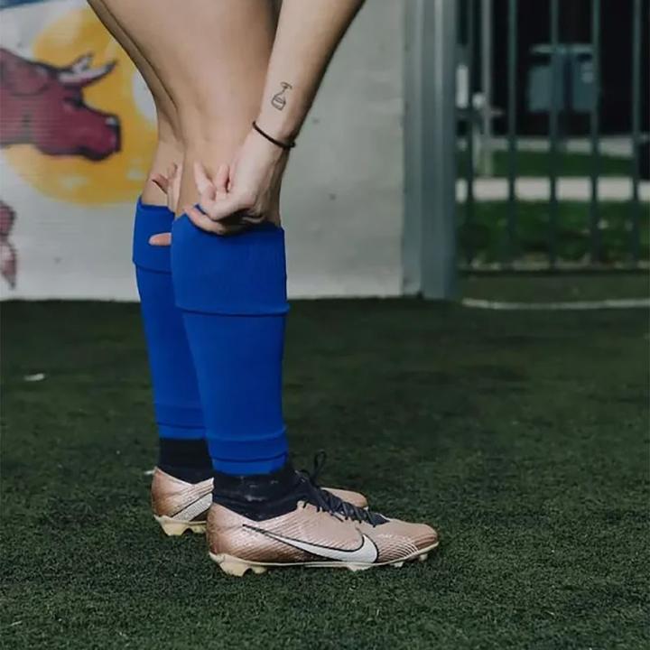 Produktbild NovoSoxx Fussballstulpen One Size Tube Socke Stutzen Röhrensocke Tubxx Blau (One Size)