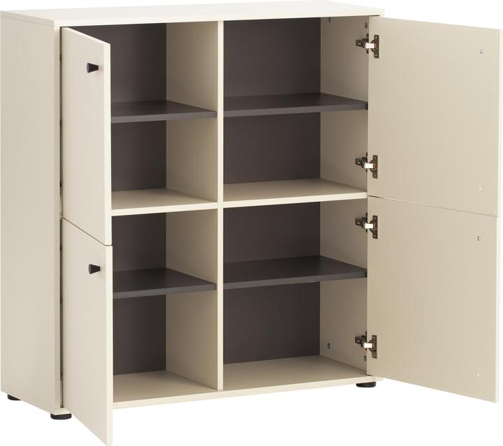 Produktbild Schildmeyer Lovund Highboard cremebeige (98 x 33 x 102 cm)