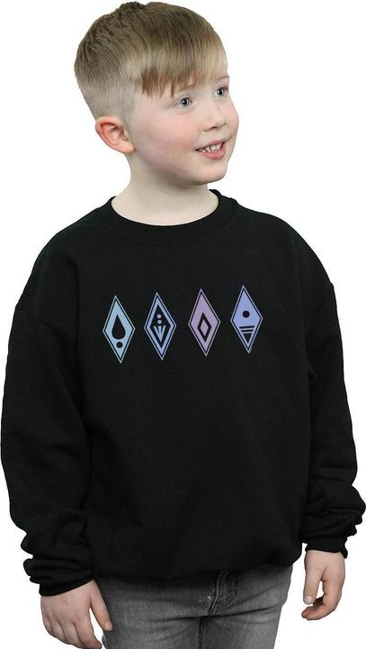 Actual product image Disney Boys Frozen 2 Elements Symbols Sweatshirt (104)