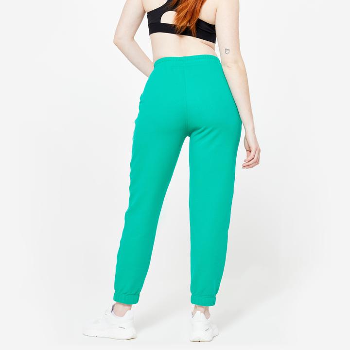 Image du produit Domyos Pantalon de jogging femme droit - 500 vert (W33/L31)