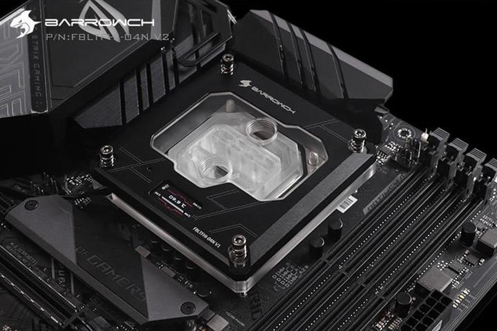 Produktbild Barrowch 115x/x99/x299 CPU Water Block Color screen with Multi-mode - Black