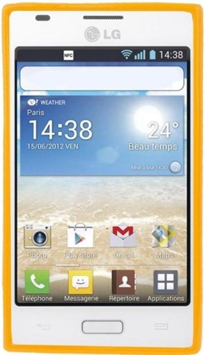 Produktbild König Design Schutzhülle TPU Punkte Case für Handy LG Optimus L5 / E610 (Optimus L5)