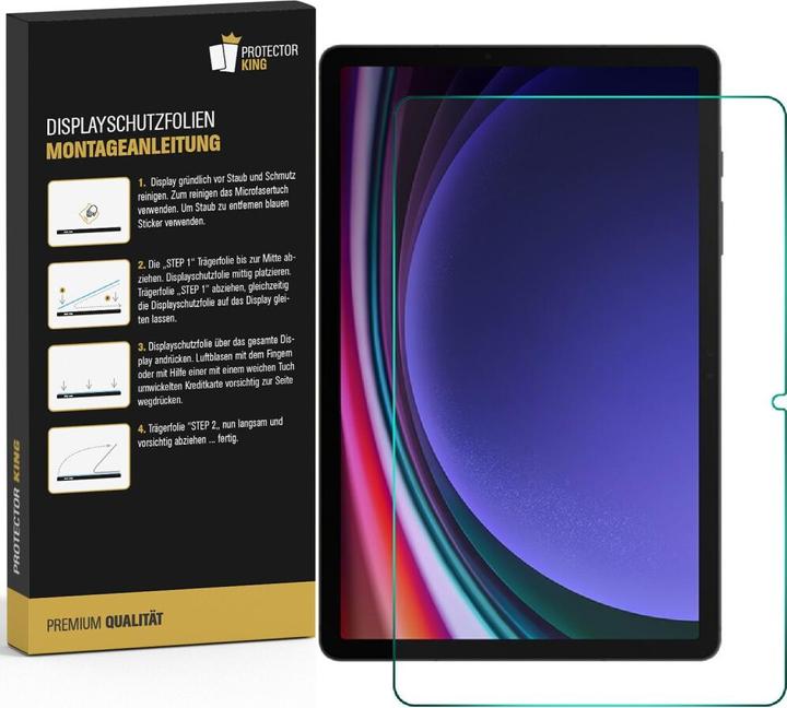 Actual product image Protectorking 6x Panzerfolie Anti-Shock matt entspiegelt (6 Piece, Galaxy Tab S9 Plus)