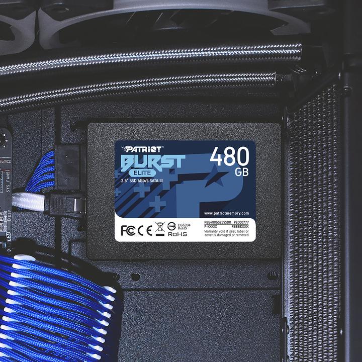 Actual product image Patriot Burst Elite Serial ATA III (480 GB, 2.5")
