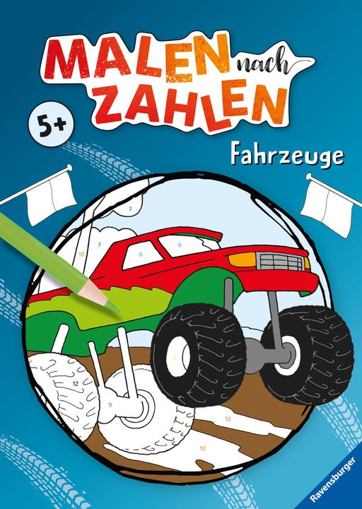 Produktbild Ravensburger Malen nach Zahlen ab 5 Jahren: Fahrzeuge