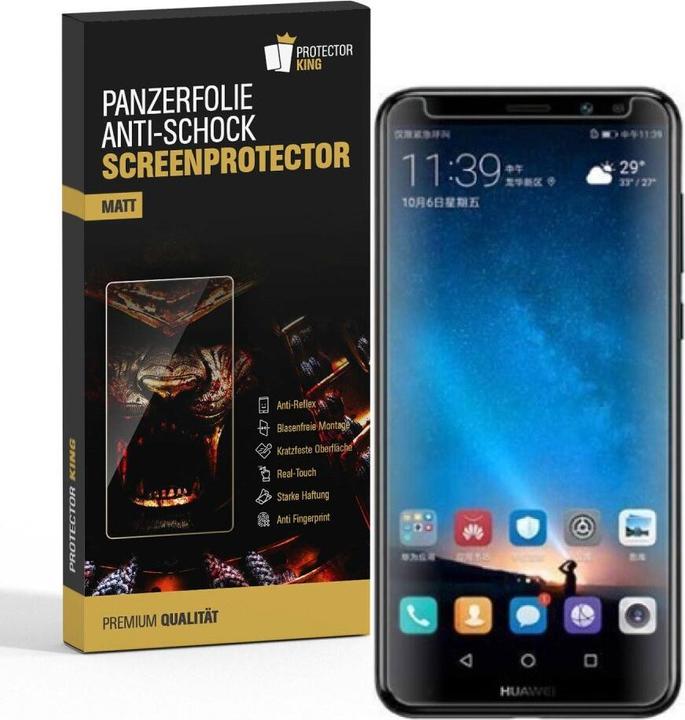 Produktbild Protectorking 6x Panzerfolie Anti-Shock matt entspiegelt (6 Stück, Huawei Mate 10 Lite)