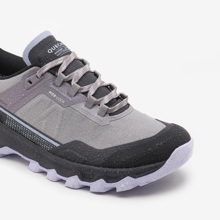 Image du produit Quechua Chaussure de randonnée imperméable femme, MH500 Light gris (39)