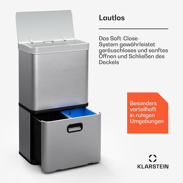Actual product image Klarstein Touchless Sensor-Mülleimer (56 l)