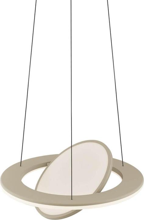 Hell Haley LED hanglamp 2-voudig dimbaar in hoogte verstelbaar CCT +FB Sand 20657/2-13