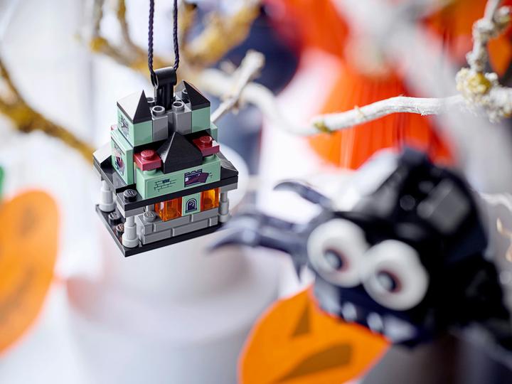 Image du produit LEGO Araignée et maison hantée Halloween (40493)