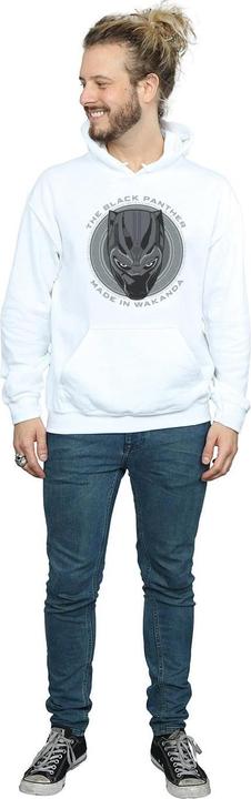 Actual product image Black Mens Made In Wakanda Cotton Hoodie (M)