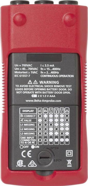 Produktbild Beha Amprobe Drehfeld-Richtungsanzeiger (CAT IV 600V)