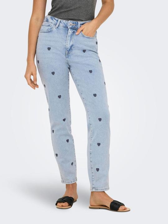 Image du produit Only Gerade geschnitten Hohe Taille Jeans Straight-Fit jeans (W31/L32)