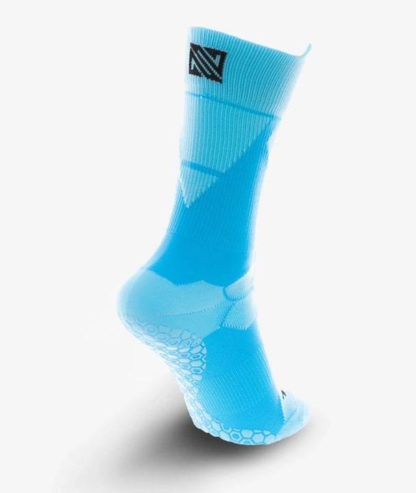 NovoSoxx Fussballsocken Gr. 42-47 Grip Socken Fussball Strümpfe GripSoxx Hellblau (42 - 47)
