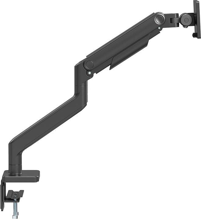 Actual product image Manhattan Desk mount with mechanical spring and particularly high load capacity for one monitor, aluminium (Table, 49")