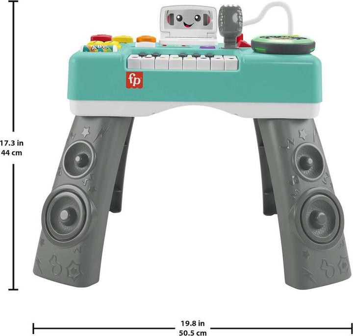 Actual product image Mattel Fisher Price Educational Music Table DJ for 6+ months HRB61