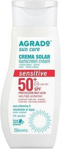 Immagine prodotto Agrado Protezione solare sensibile SPF 50+ Formula vegana resistente all'acqua 250ml (Crema solare viso, SPF 50, 250 ml, 3520 g)