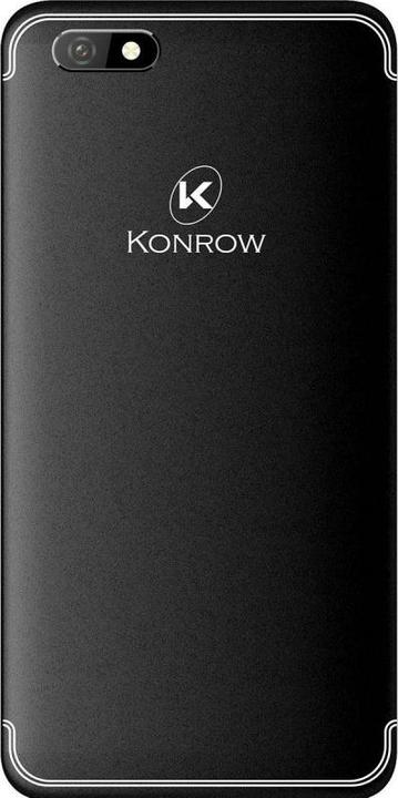Actual product image Konrow Easy Feel - Android 7.0 - 4G - 5" Display - Dual Sim - 16GB, 1GB RAM - Black (1 GB, Black, 5", 4G)