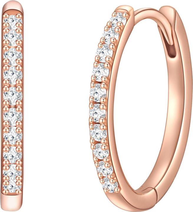 Glanzstücke München Damen Sterling Silber Zirkonia roségold - 31990 (Sterling Silber)