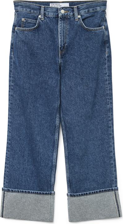Vero Moda VMCHLOE Hohe Taille Weiter Beinschnitt Jeans Weit geschnitten