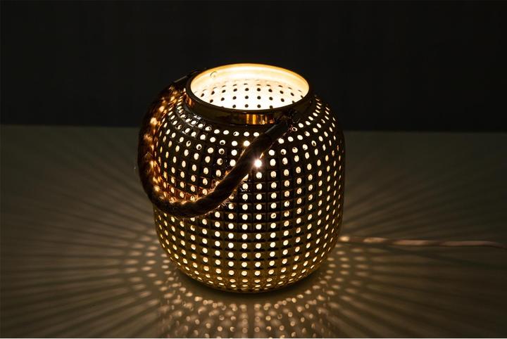 Produktbild Nino Leuchten Tischlampe Gold BOLA (E14)