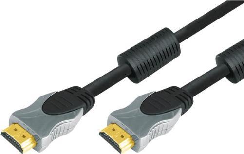 Actual product image Tecline Professional High Speed HDMI cable with Ethernet, High Quality, gold-plated, HDMI St. A / St. A (3 m, HDMI)